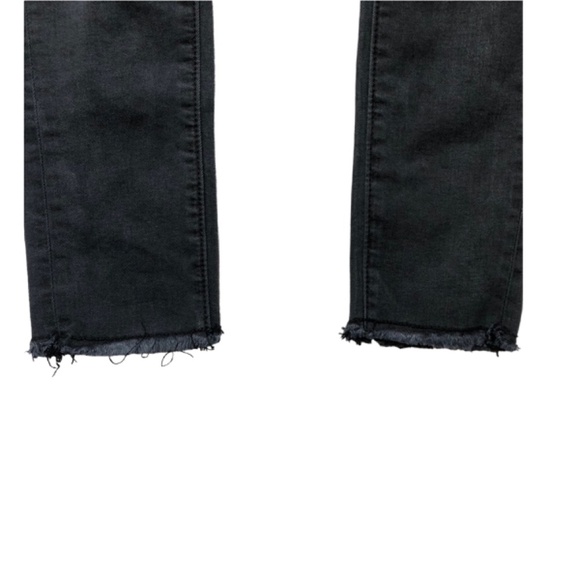 Rag & Bone Jean 10 Inch Capri Size 26 Raw Hem Distressed Denim Gray Grey - Picture 5 of 14